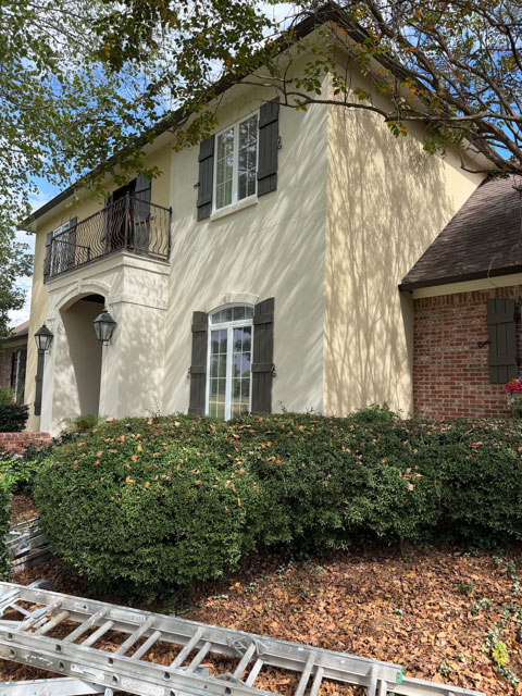 Residential exterior side view